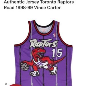 Mitchell & Ness Toronto Raptors Vince Carter Hardwood Classics Jersey
